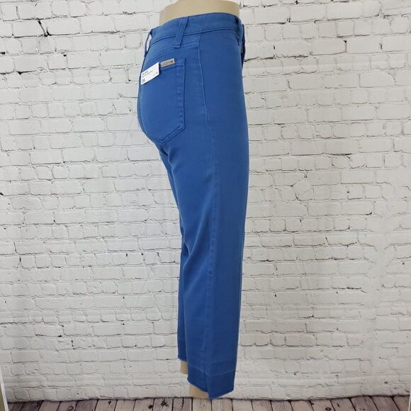 Joe’s Jeans High Rise Straight Crop Cabana Blue 25 - Picture 5 of 9